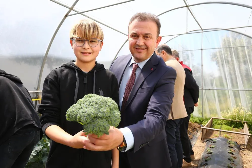 Proje kapsamında ilk hasat etkinliği yapıldı