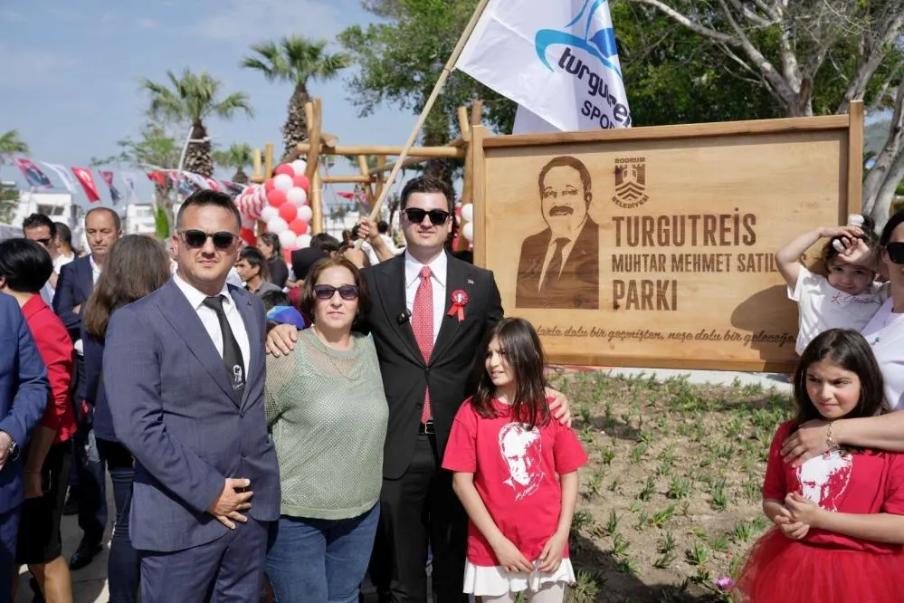 Bodrum Belediyesi tarafından yapımı tamamlanan merhum muhtar Mehmet Satılmış Parkı açıldı.